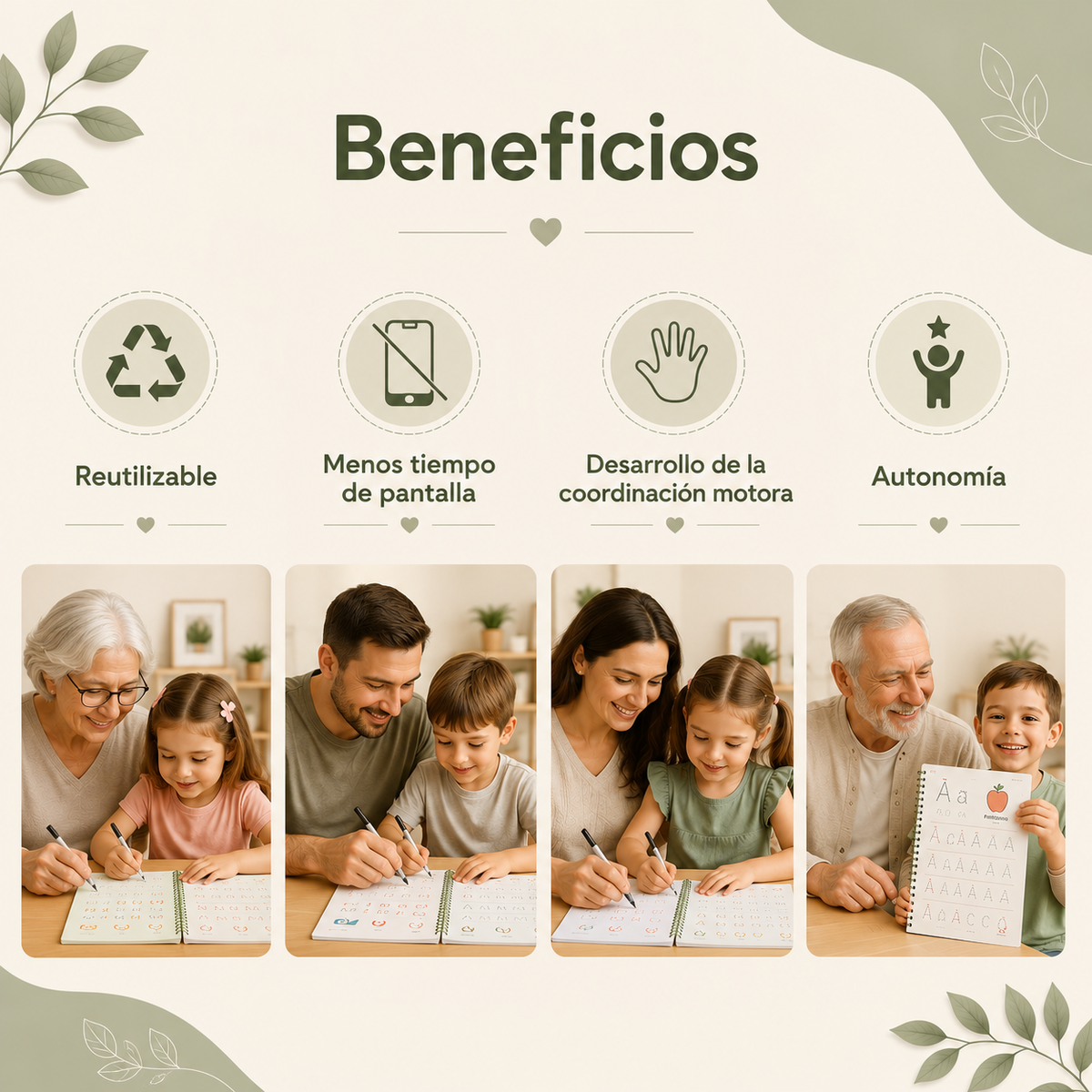 Kit Primeros Trazos - Libros Mágicos de Caligrafía